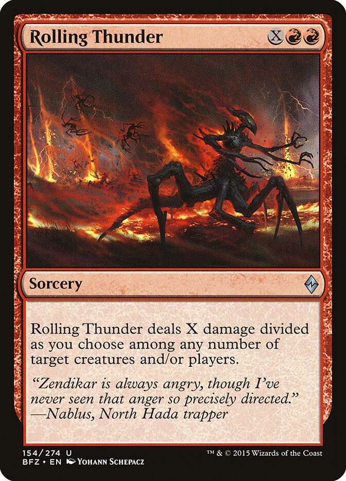 Rolling Thunder - Battle for Zendikar (Uncommon) [BFZ-154]