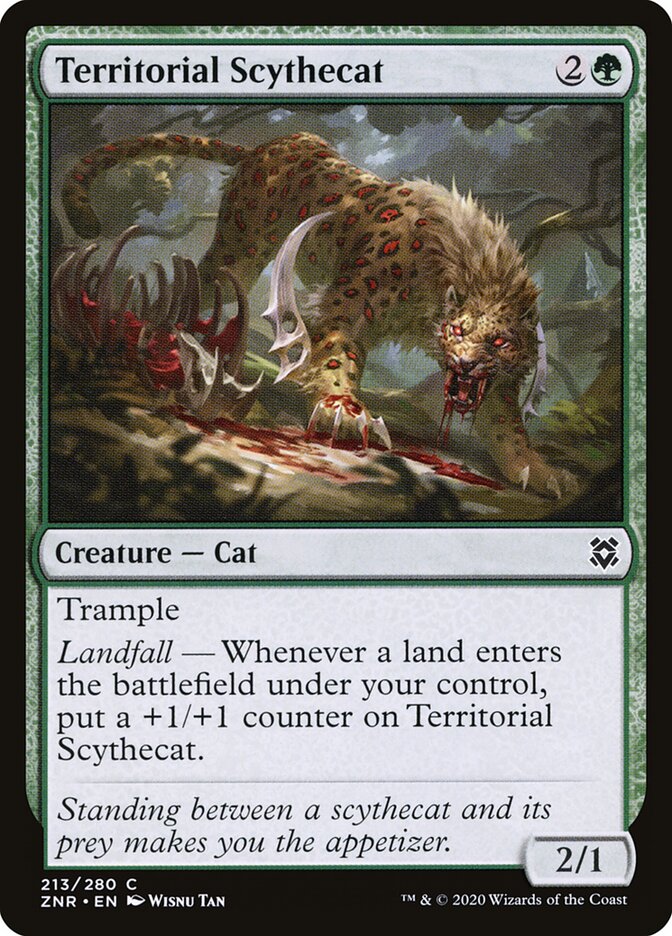 Territorial Scythecat - Zendikar Rising (Common) [ZNR-213]