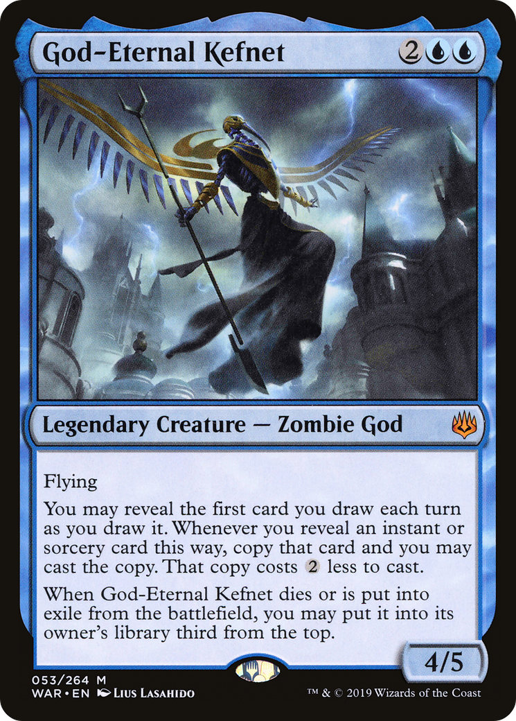 God-Eternal Kefnet – War of the Spark 53 – Magic: The Gathering single card Immagine principale del prodotto