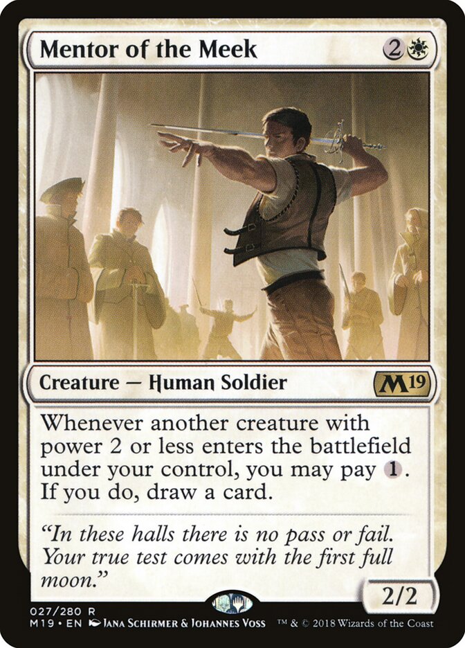 Mentor of the Meek - Core 2019 (Rare) [M19-27]
