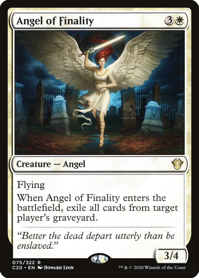 Angel of Finality - Commander: Ikoria (Rare) [C20-75] Immagine principale del prodotto