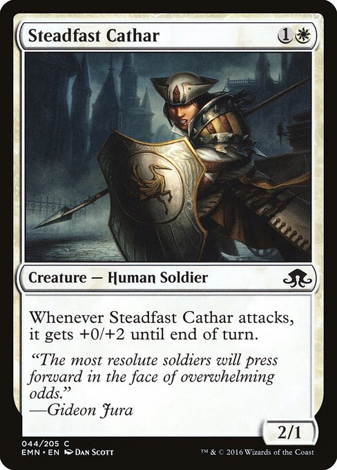 Steadfast Cathar – Eldritch Moon (EMN-44) Magic: The Gathering card