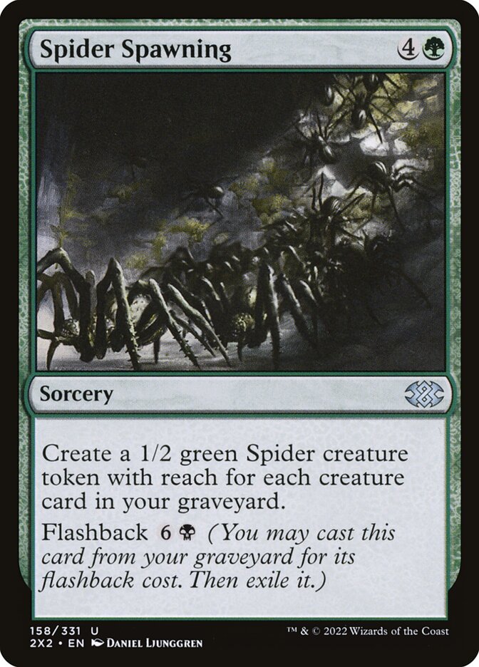 Spider Spawning - Double Masters 2022 (Uncommon) [2X2-158]