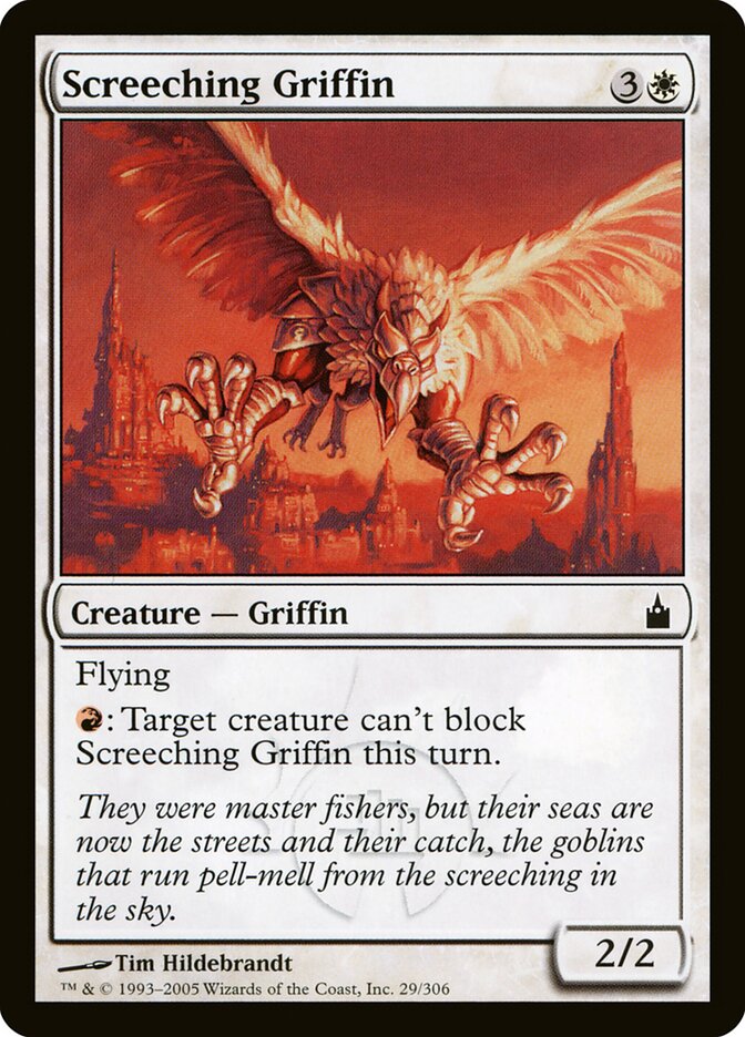 Screeching Griffin - Ravnica: City of Guilds (Common) [RAV-29] Image principale du produit