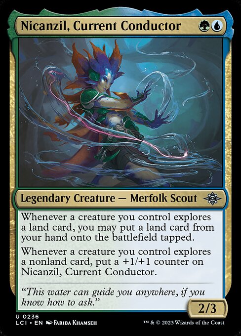 Nicanzil, Current Conductor – The Lost Caverns of Ixalan (LCI-236) Magic: The Gathering card Hauptbild