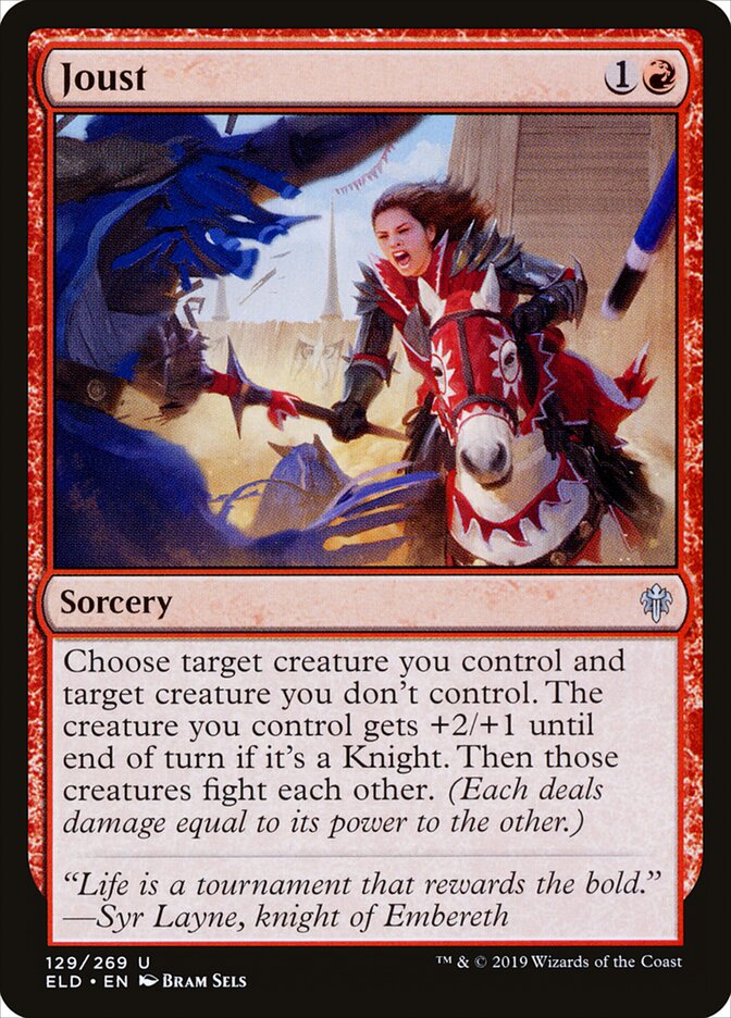 Joust - Throne of Eldraine (Uncommon) [ELD-129] Imagen principal del producto