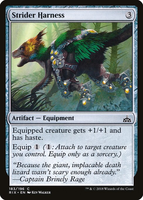 Strider Harness – Rivals of Ixalan (RIX-183) Magic: The Gathering card