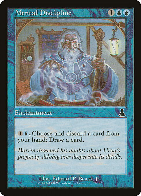 Mental Discipline – Urza's Destiny (UDS-37) Magic: The Gathering card