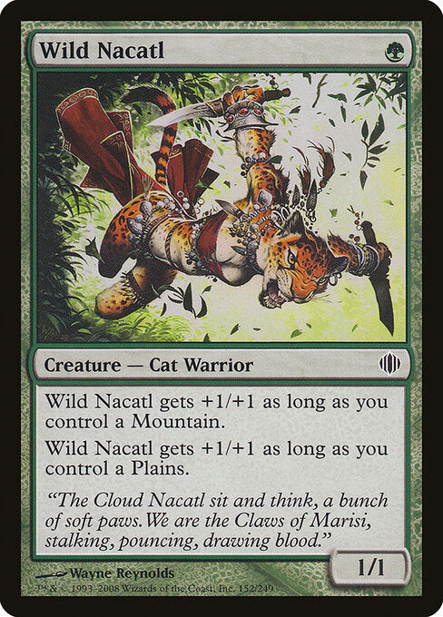 Wild Nacatl – Shards of Alara (ALA-152) Magic: The Gathering card | LC-REM-20260804-15150972043596-5eb18038-eb6a-4d27-ba52-52a1cee6b512