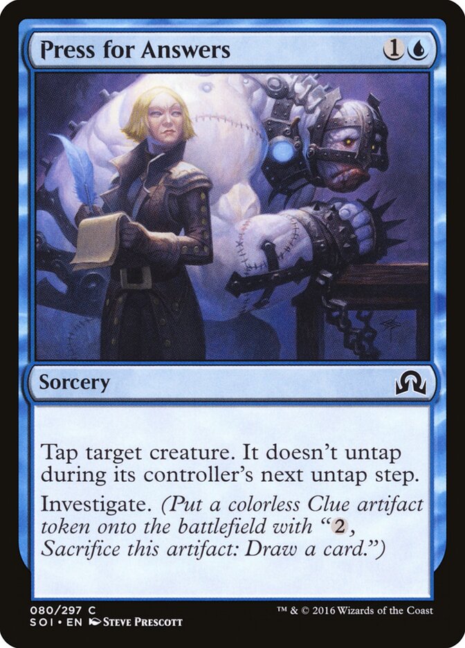 Press for Answers - Shadows over Innistrad (Common) [SOI-80]
