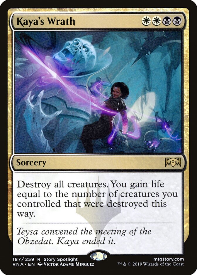 Kaya's Wrath - Ravnica Allegiance (Rare) [RNA-187] Main image