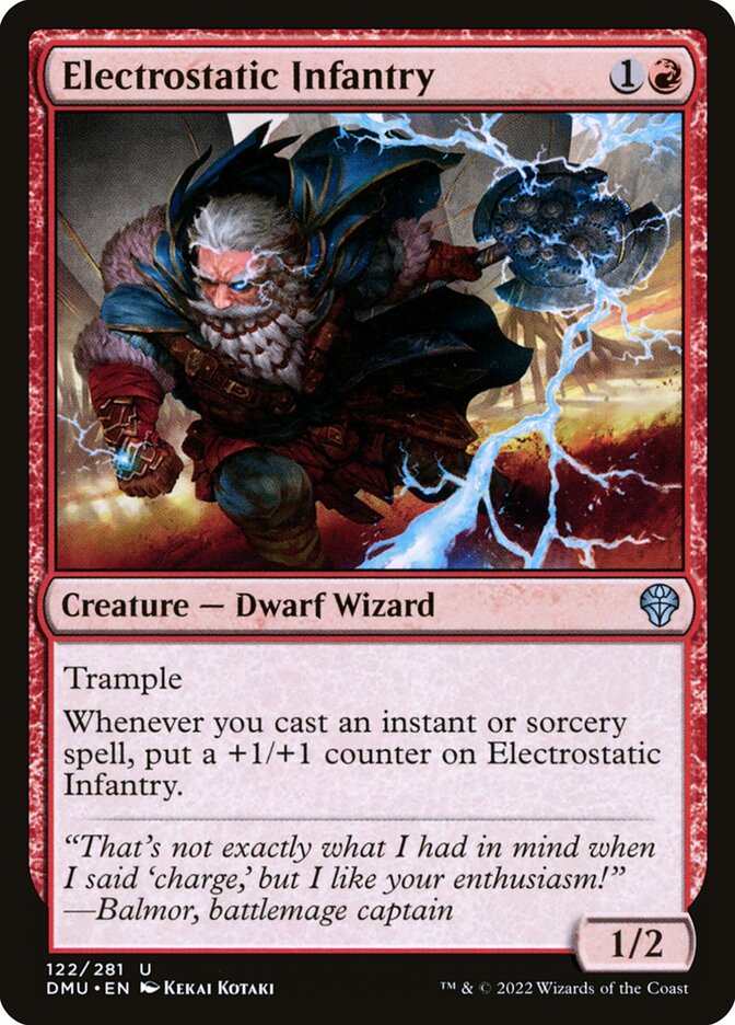 Electrostatic Infantry - Dominaria United (Uncommon) [DMU-122]