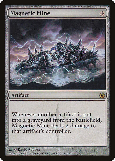 Magnetic Mine – Mirrodin Besieged (MBS-113) Magic: The Gathering card