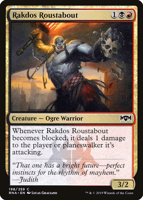 Rakdos Roustabout – Ravnica Allegiance (RNA-198) Magic: The Gathering card