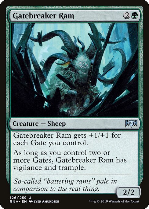 Gatebreaker Ram – Ravnica Allegiance (RNA-126) Magic: The Gathering card