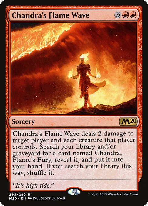 Chandra's Flame Wave – Core Set 2020 (M20-295) Magic: The Gathering card | LC-REM-20260804-15376302833996-5f13b6a7-fa62-4d94-a56c-f2e64c8c1666 Imagen principal del producto