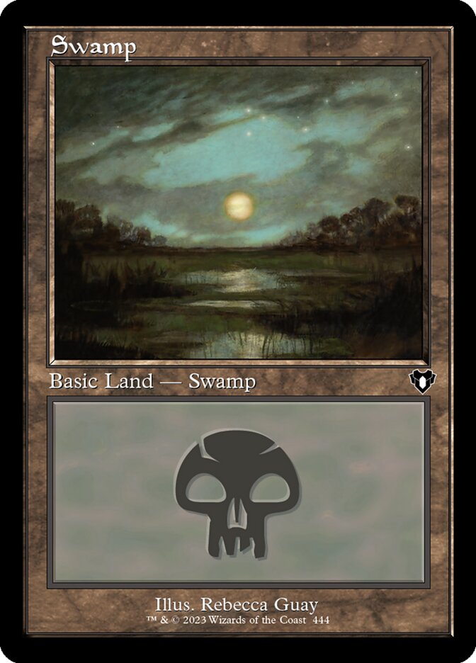 Magic-kaart Swamp CMM-444 uit Commander Masters (Land) Hoofdafbeelding