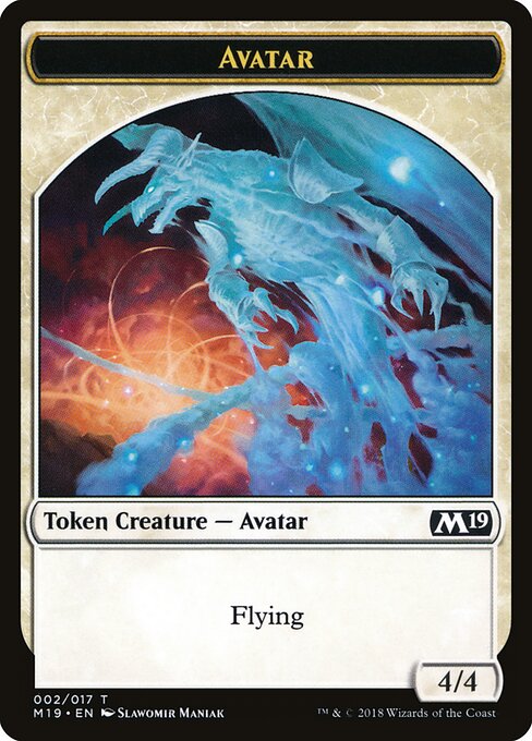 Avatar – Core Set 2019 Tokens (TM19-2) Magic: The Gathering card | LC-REM-20260804-15151792750924-5f3f8f97-0c27-49d6-ae9a-a0fe2a7ce38b Main image