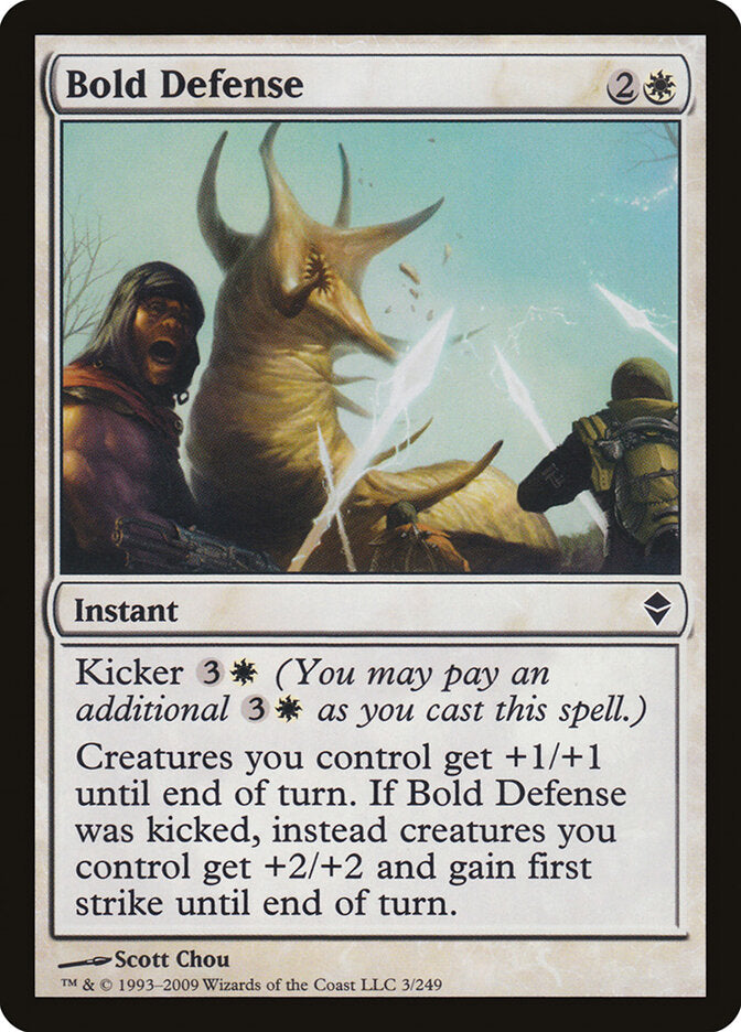 Bold Defense - Zendikar (Common) [ZEN-3]