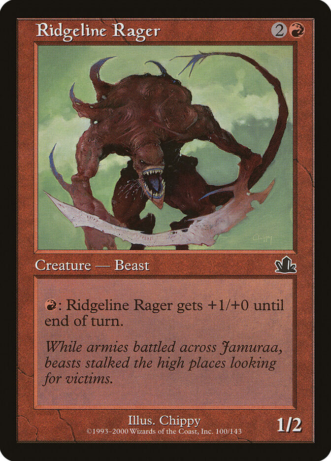 Magic-kaart Ridgeline Rager PCY-100 uit Prophecy (Common)
