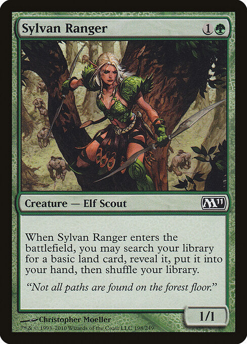 Sylvan Ranger – Magic 2011 (M11-198) Magic: The Gathering card