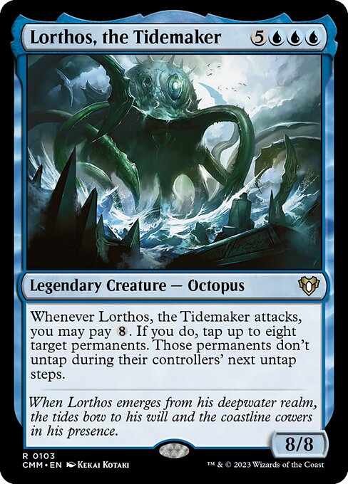 Lorthos, the Tidemaker – Commander Masters (CMM-103) Magic: The Gathering card Immagine principale del prodotto