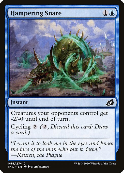 Hampering Snare – Ikoria: Lair of Behemoths (IKO-55) Magic: The Gathering card