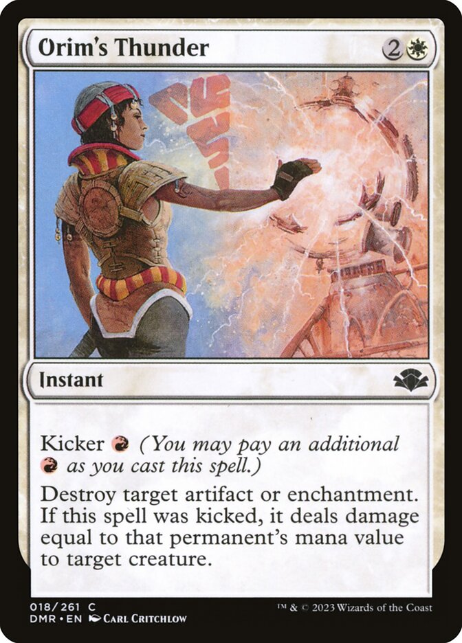 Orim's Thunder - Dominaria Remastered (Common) [DMR-18]