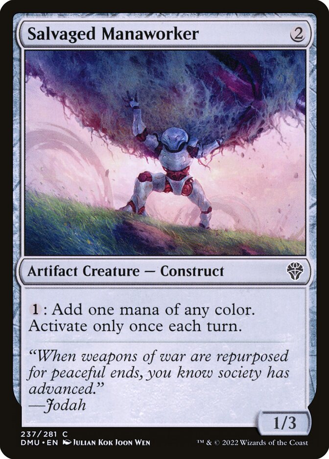 Salvaged Manaworker - Dominaria United (Common) [DMU-237]