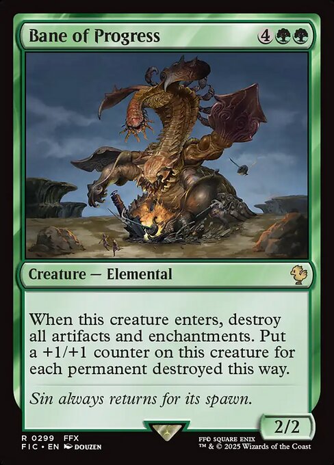 Bane of Progress – Final Fantasy Commander (FIC-299) Magic: The Gathering card | LC-REM-20260804-15339522949452-5fc6876d-7441-42ac-b9a1-c10a0f6a387a Main image