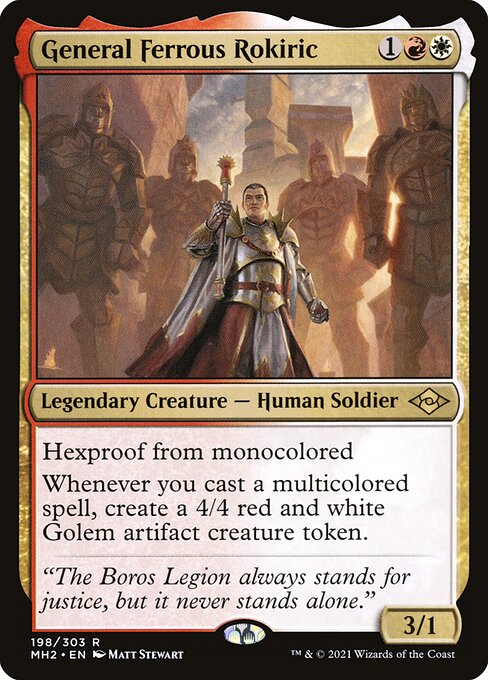 General Ferrous Rokiric – Modern Horizons 2 (MH2-198) Magic: The Gathering card Hoofdafbeelding