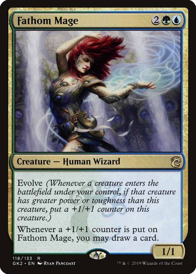 Magic-kaart Fathom Mage GK2-118 uit Ravnica Allegiance: Guild Kits (Rare) Main image