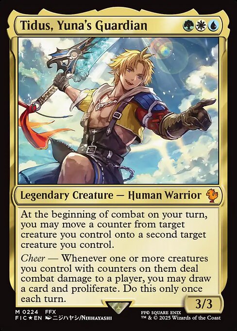Tidus, Yuna's Guardian – Final Fantasy Commander (FIC-224) Magic: The Gathering card | LC-REM-20260804-15339688296780-6021debf-8d5d-40e4-a197-3751b3ef5701