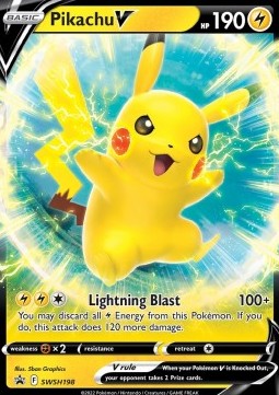 Pikachu V - SWSH Black Star Promos (Promo) [SWSH-198] Imagen principal del producto