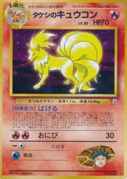 Brock's Ninetales - Leaders' Stadium (Holo Rare) Hover Image