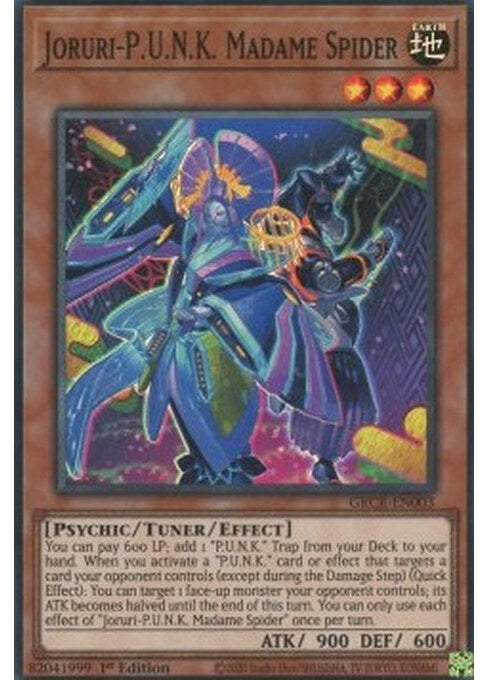 Joruri-P.U.N.K. Madame Spider — The Grand Creators (GRCR-003) Yu-Gi-Oh! card Immagine principale del prodotto