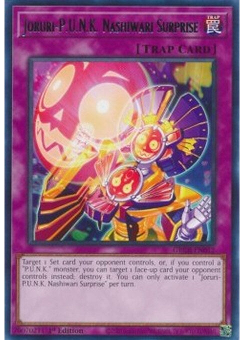 Joruri-P.U.N.K. Nashiwari Surprise — The Grand Creators (GRCR-012) Yu-Gi-Oh! card Immagine principale del prodotto