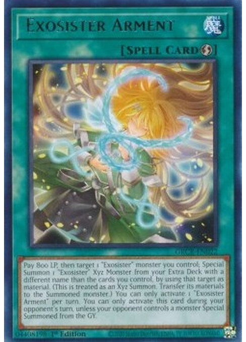 Exosister Arment — The Grand Creators (GRCR-022) Yu-Gi-Oh! card Immagine principale del prodotto