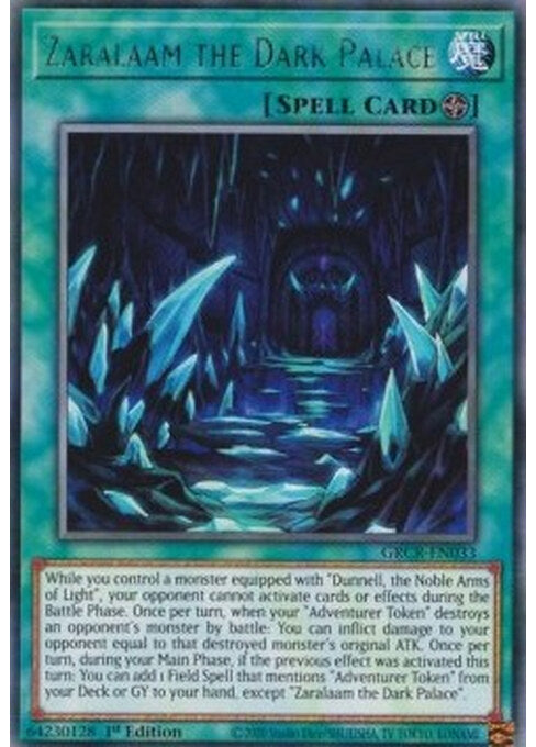 Zaralaam the Dark Palace — The Grand Creators (GRCR-033) Yu-Gi-Oh! card Hauptbild