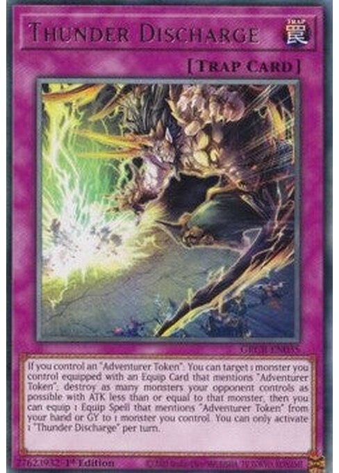 Thunder Discharge — The Grand Creators (GRCR-035) Yu-Gi-Oh! card Immagine principale del prodotto