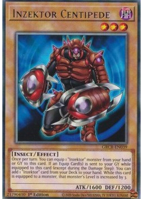 Inzektor Centipede — The Grand Creators (GRCR-039) Yu-Gi-Oh! card Hoofdafbeelding