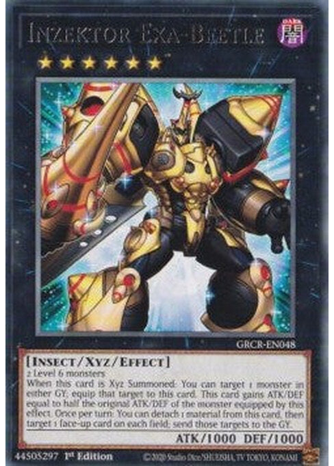 Inzektor Exa-Beetle — The Grand Creators (GRCR-048) Yu-Gi-Oh! card Hoofdafbeelding
