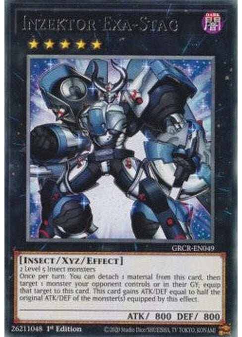 Inzektor Exa-Stag — The Grand Creators (GRCR-049) Yu-Gi-Oh! card Hoofdafbeelding