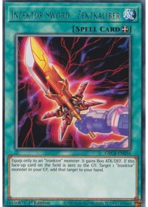 Inzektor Sword - Zektkaliber — The Grand Creators (GRCR-056) Yu-Gi-Oh! card Hoofdafbeelding