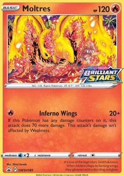 Moltres - SWSH Black Star Promos (Promo) [SWSH-185] Imagen principal del producto