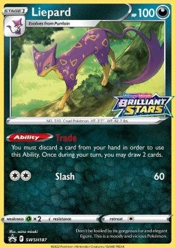 Liepard - SWSH Black Star Promos (Promo) [SWSH-187] Imagen principal del producto