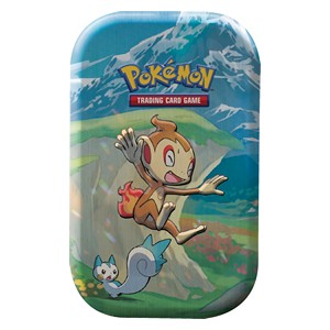 Pokémon Sinnoh Stars Mini Tin met Chimchar en Pachirisu