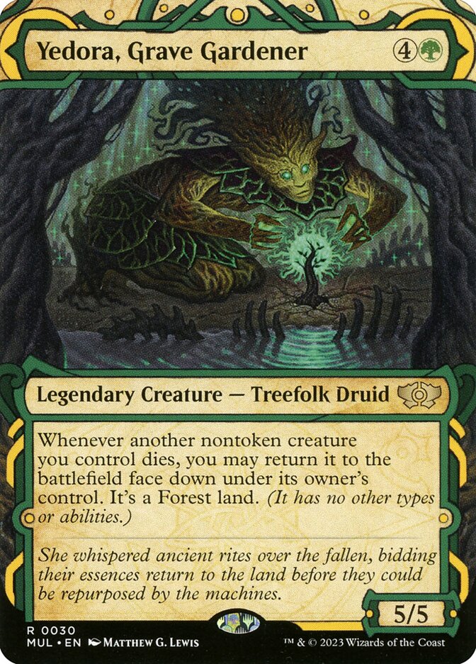 Magic-kaart Yedora, Grave Gardener MUL-30 uit Multiverse Legends (Rare) Main image