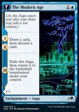 The Modern Age // Vector Glider - Kamigawa: Neon Dynasty (Common) [NEO-66] Image principale du produit