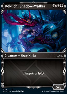 Dokuchi Shadow-Walker - Kamigawa: Neon Dynasty: Extras (Common) [XNEO-339] Image principale du produit
